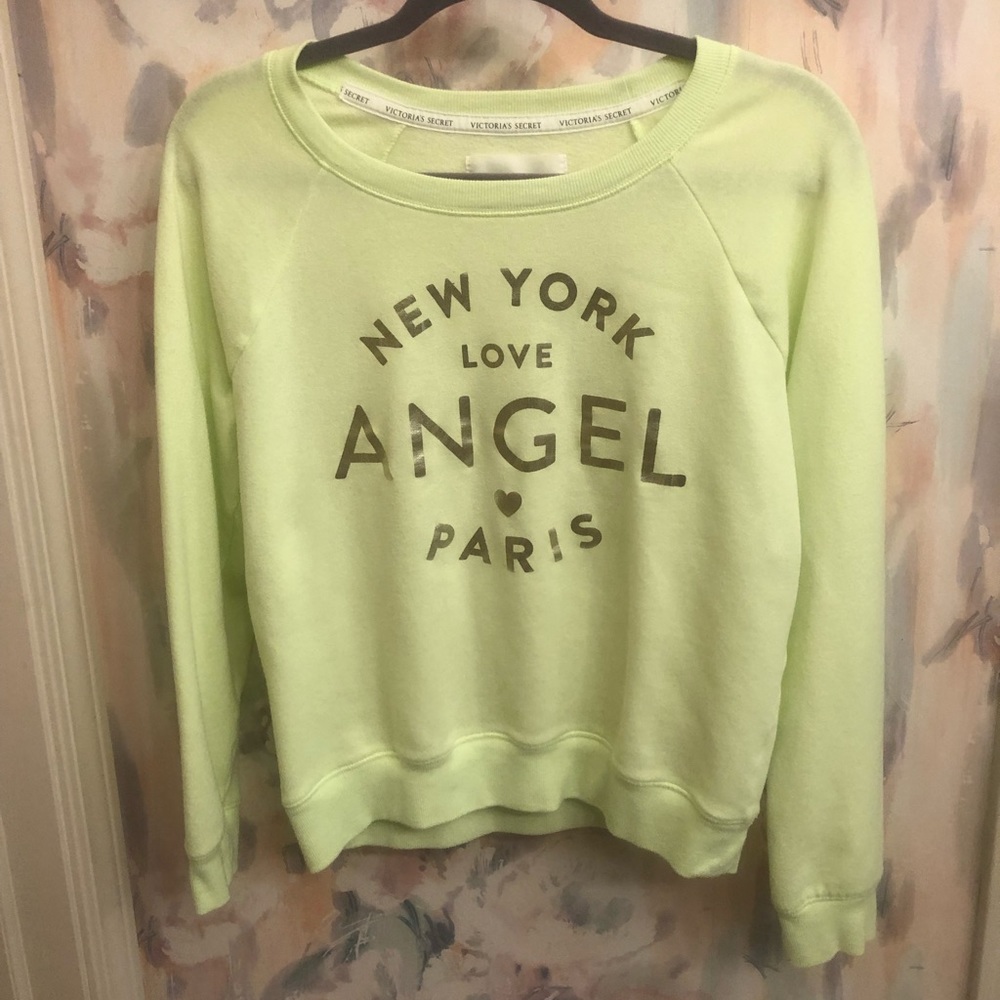 Victoria’s Secret, medium, yellow crew neck